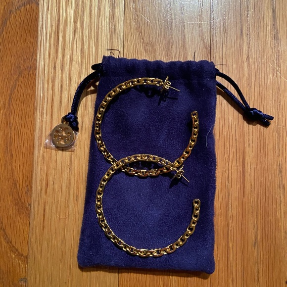 Tory Burch Jewelry - Tory Burch hoop earrings